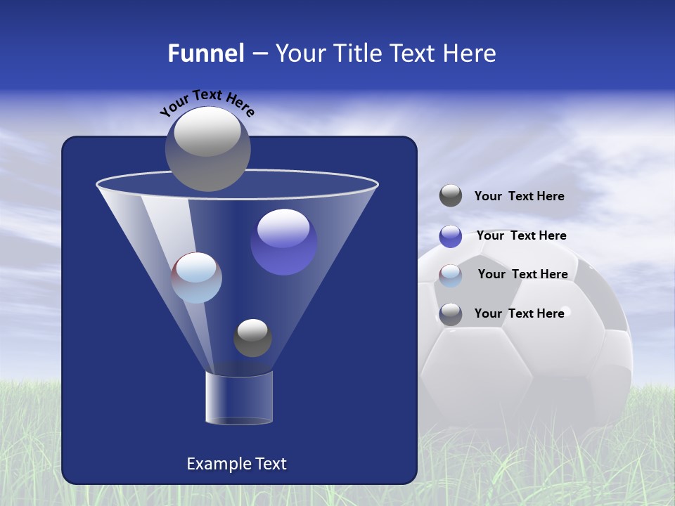 Clouds Horizontal Sphere PowerPoint Template