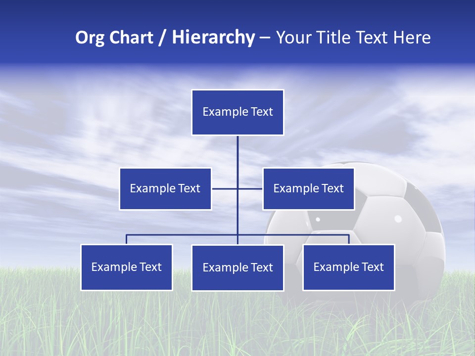 Clouds Horizontal Sphere PowerPoint Template