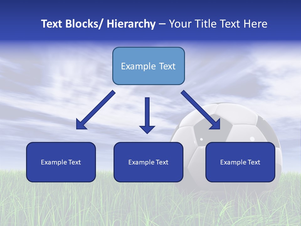 Clouds Horizontal Sphere PowerPoint Template