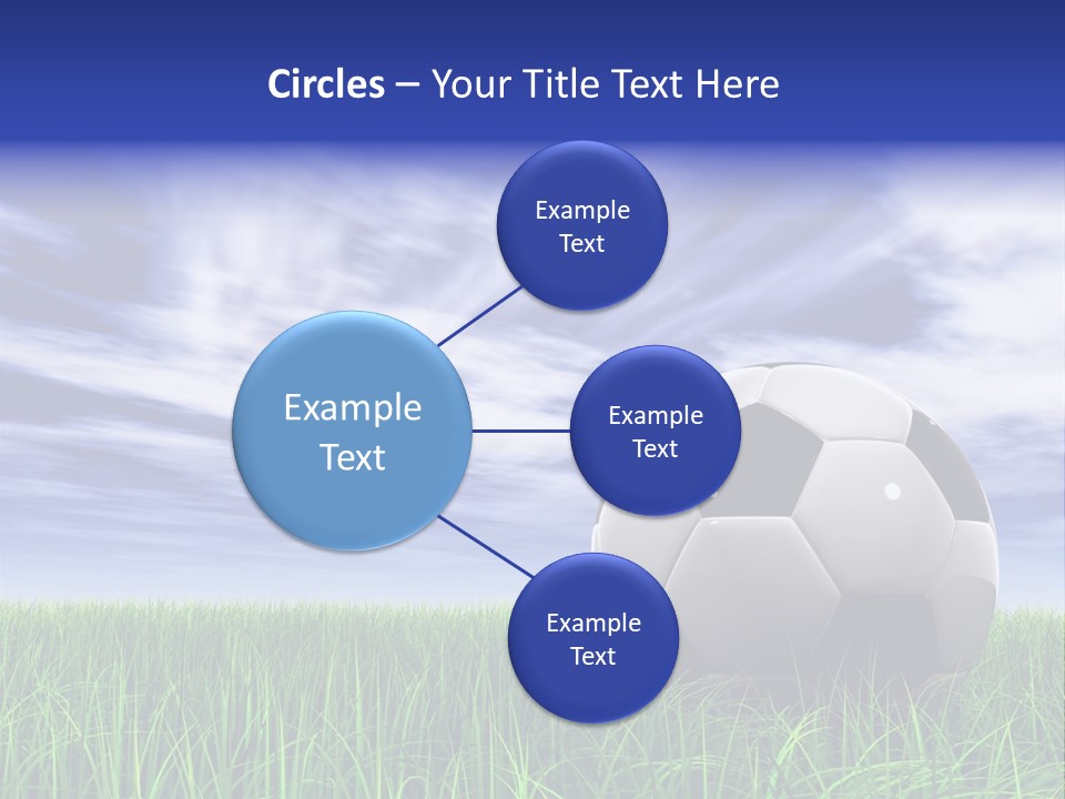 Clouds Horizontal Sphere PowerPoint Template