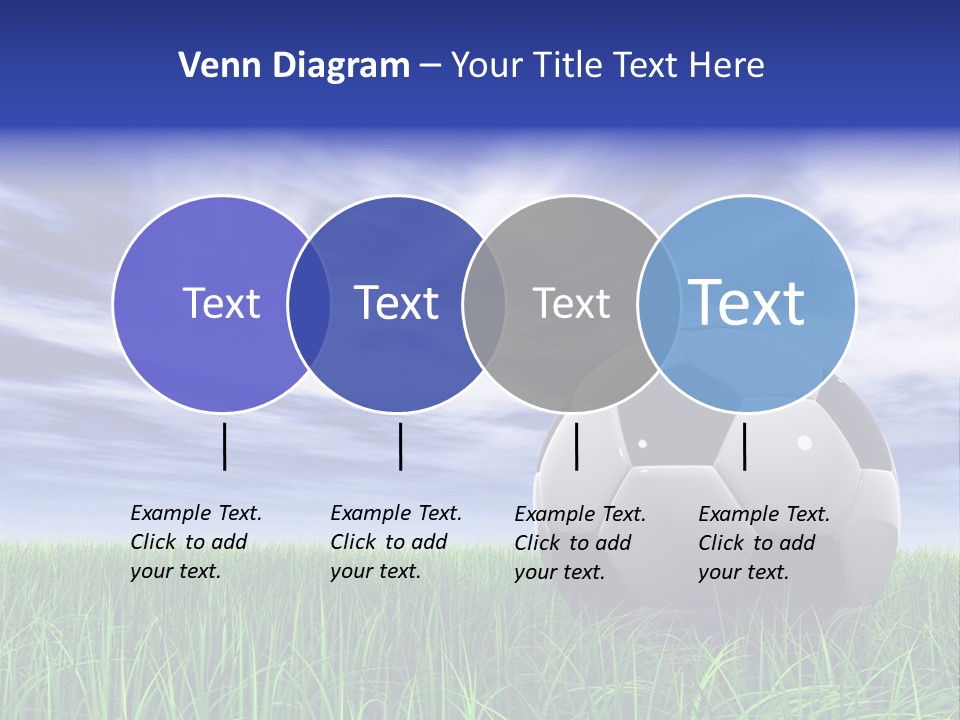 Clouds Horizontal Sphere PowerPoint Template