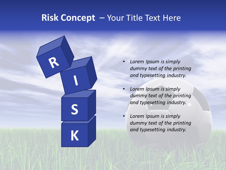 Clouds Horizontal Sphere PowerPoint Template