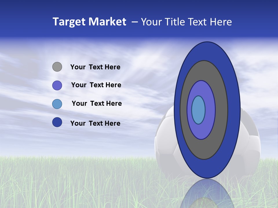 Clouds Horizontal Sphere PowerPoint Template