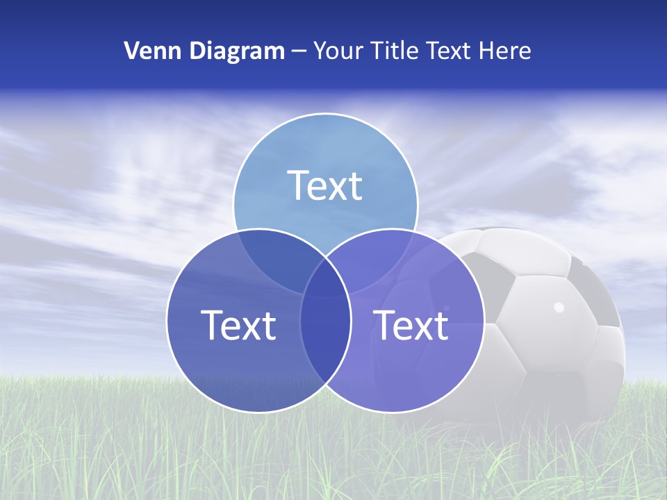 Clouds Horizontal Sphere PowerPoint Template