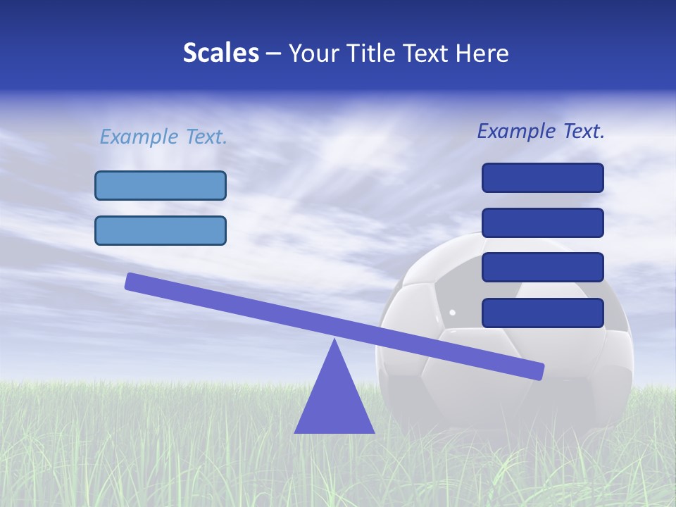 Clouds Horizontal Sphere PowerPoint Template