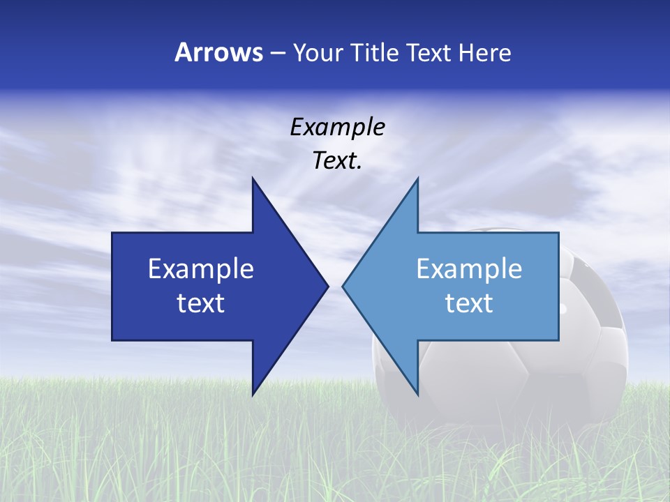 Clouds Horizontal Sphere PowerPoint Template