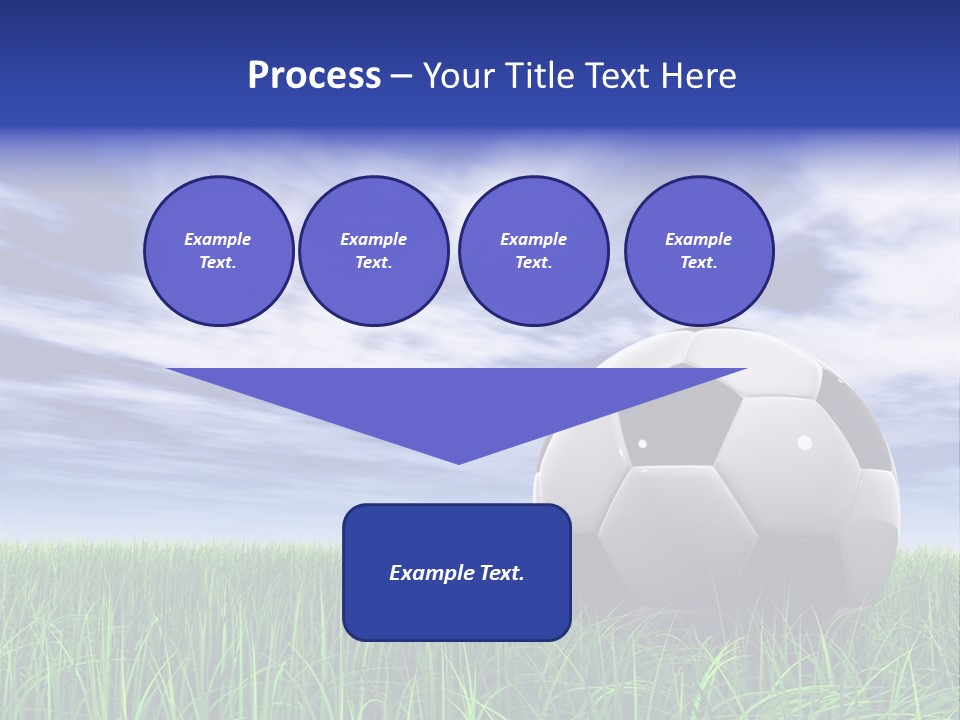Clouds Horizontal Sphere PowerPoint Template