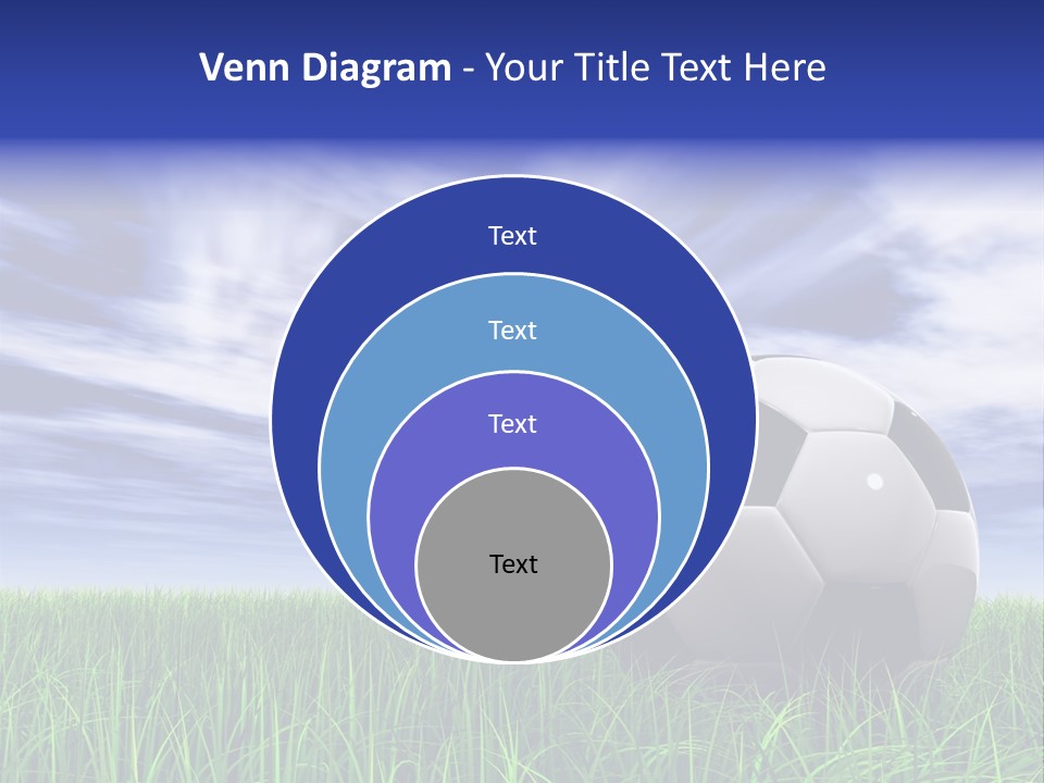 Clouds Horizontal Sphere PowerPoint Template