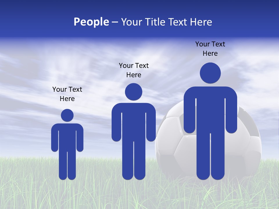 Clouds Horizontal Sphere PowerPoint Template