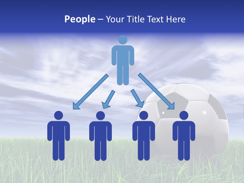 Clouds Horizontal Sphere PowerPoint Template