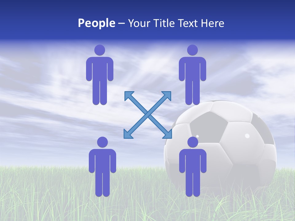 Clouds Horizontal Sphere PowerPoint Template