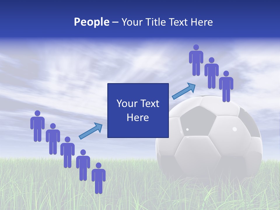 Clouds Horizontal Sphere PowerPoint Template