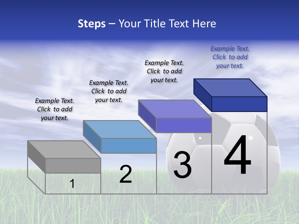Clouds Horizontal Sphere PowerPoint Template