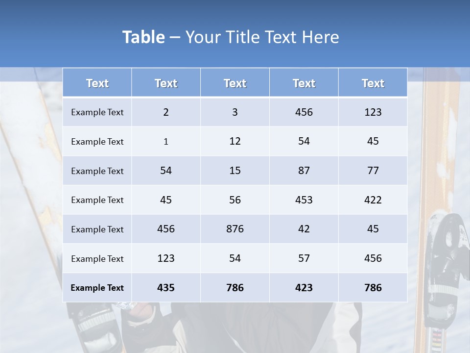 A Woman Sitting In The Snow With Skis On Her Feet PowerPoint Template