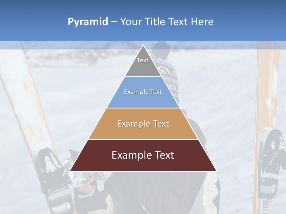 A Woman Sitting In The Snow With Skis On Her Feet PowerPoint Template