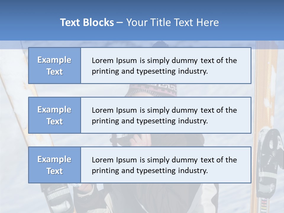 A Woman Sitting In The Snow With Skis On Her Feet PowerPoint Template