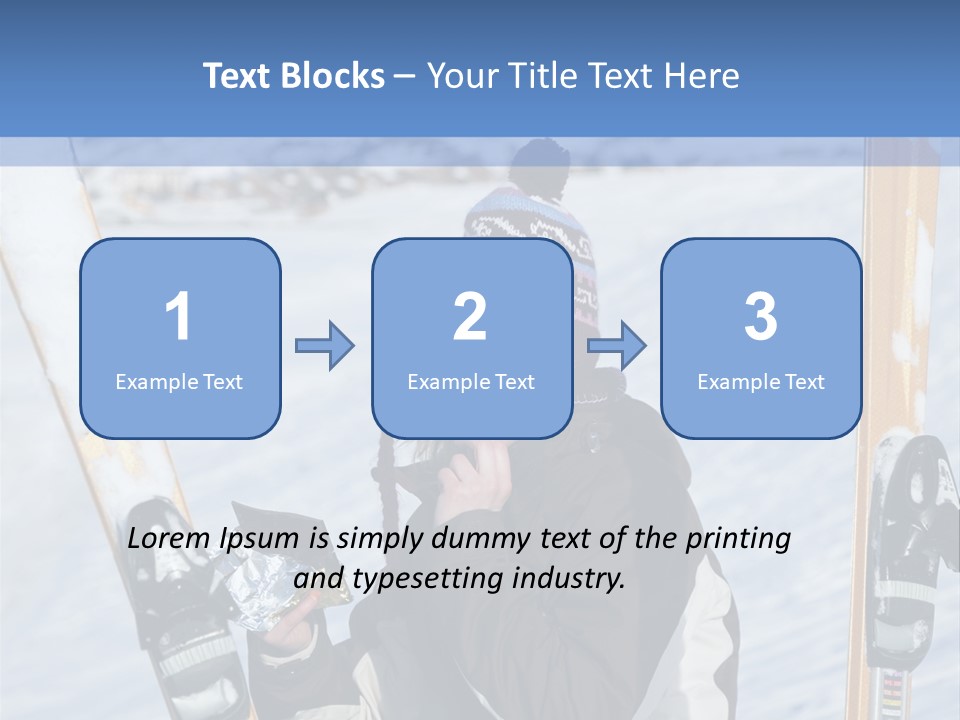 A Woman Sitting In The Snow With Skis On Her Feet PowerPoint Template