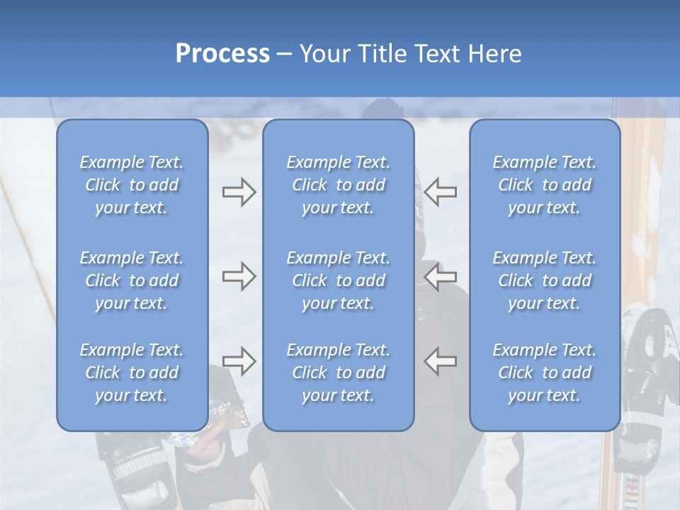 A Woman Sitting In The Snow With Skis On Her Feet PowerPoint Template