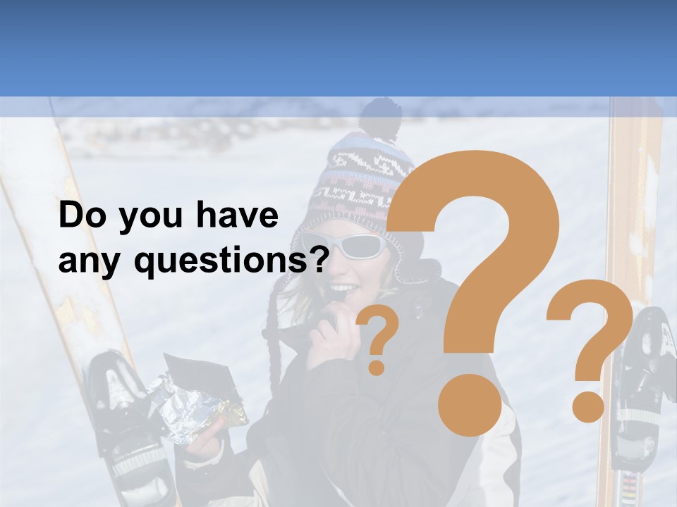 A Woman Sitting In The Snow With Skis On Her Feet PowerPoint Template