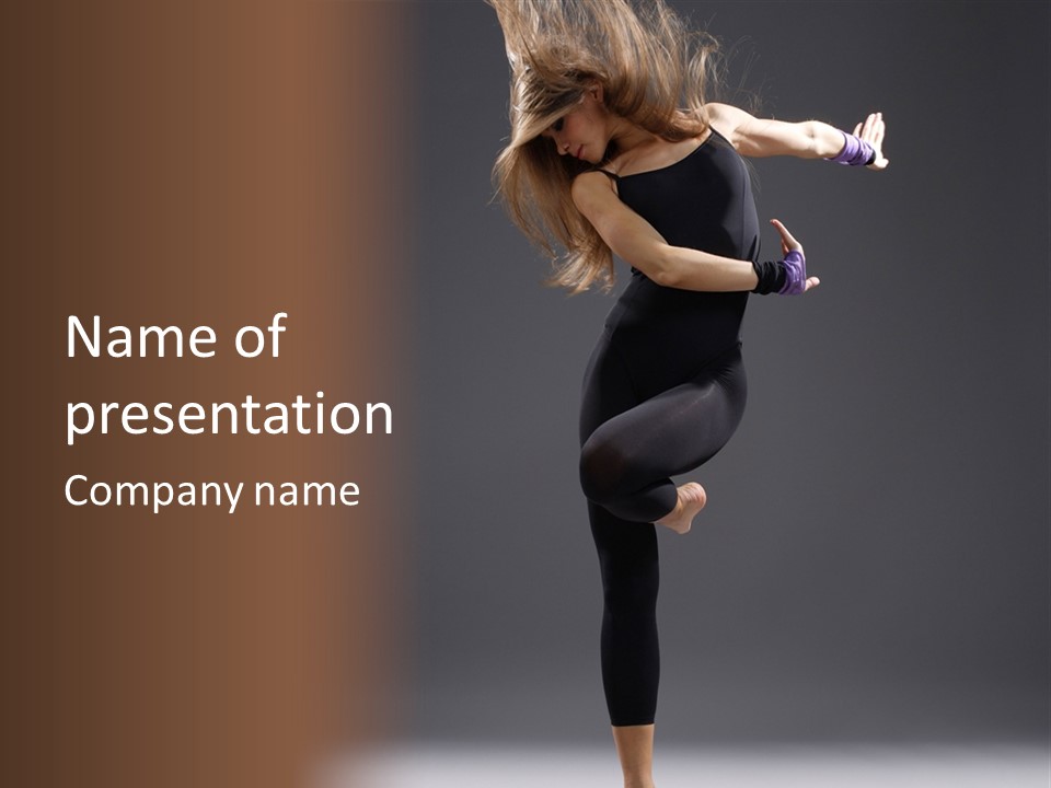 Young Performer Acrobat PowerPoint Template