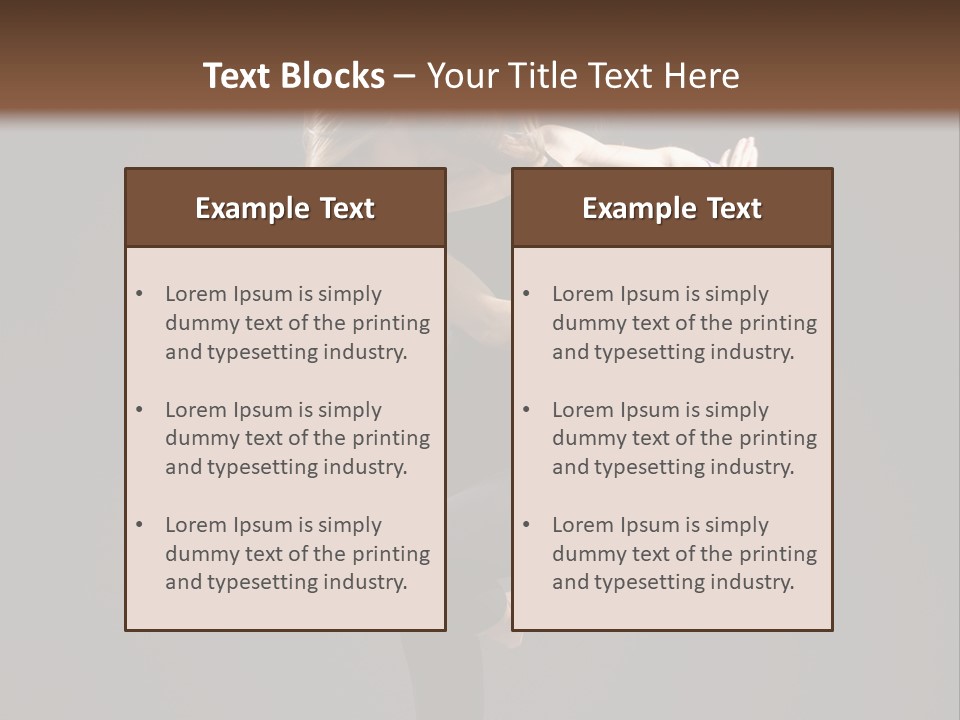 Young Performer Acrobat PowerPoint Template