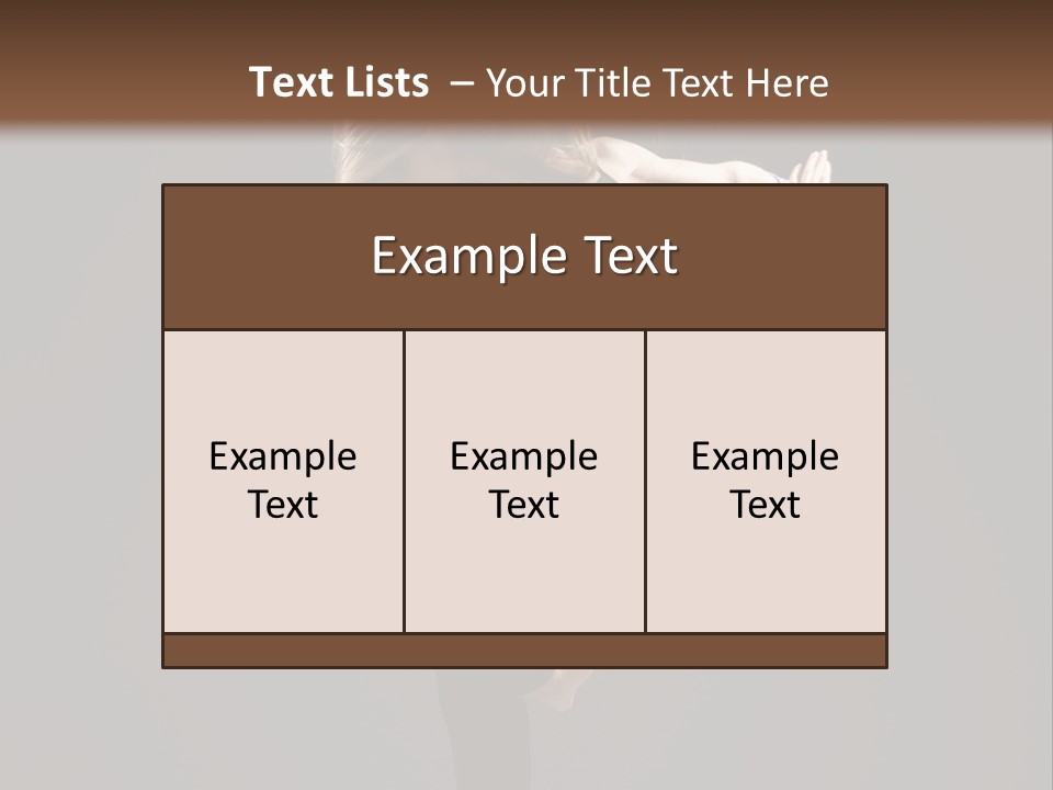 Young Performer Acrobat PowerPoint Template