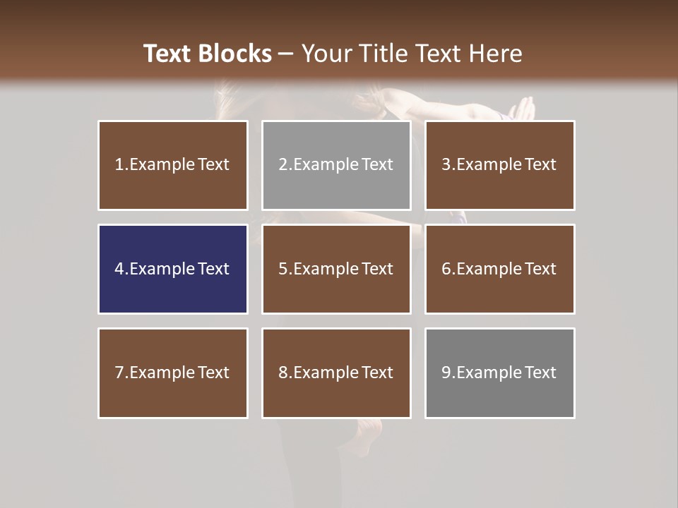 Young Performer Acrobat PowerPoint Template