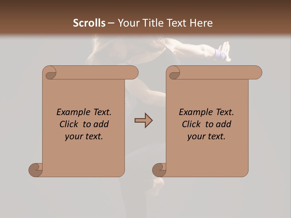Young Performer Acrobat PowerPoint Template