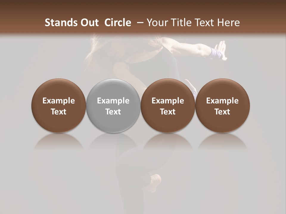 Young Performer Acrobat PowerPoint Template