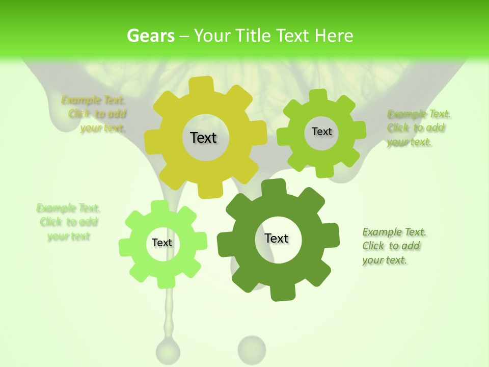 A Slice Of Lime With Drops Of Water On A Green Background PowerPoint Template