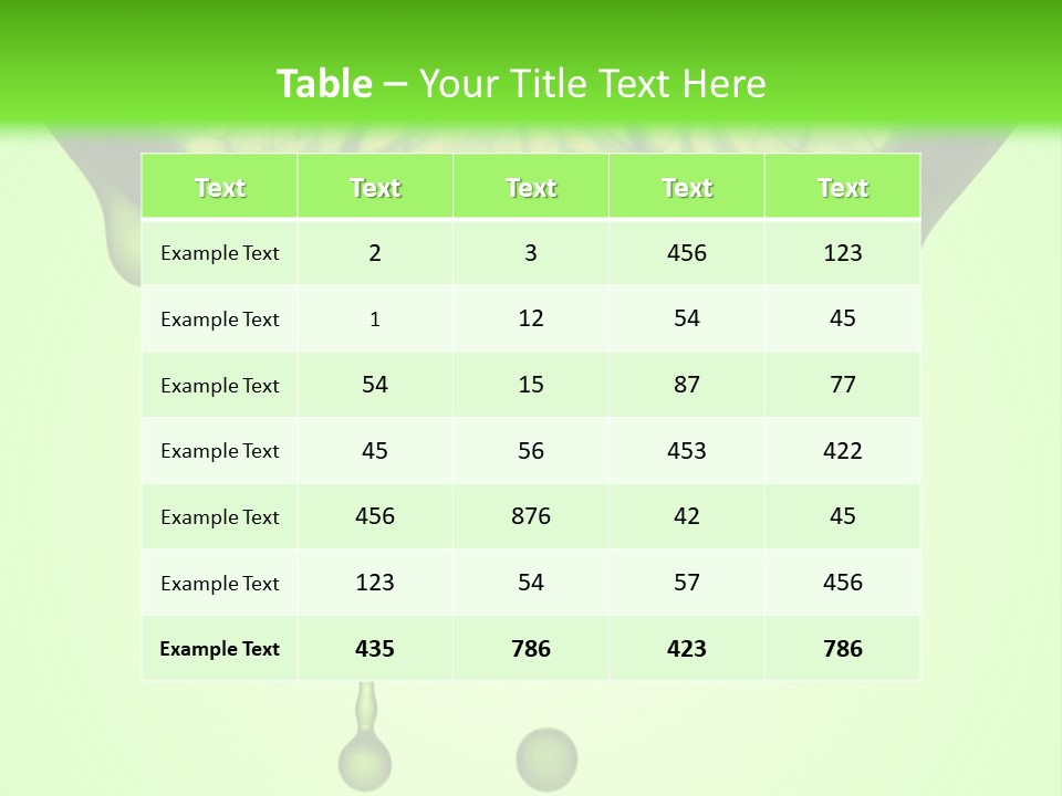 A Slice Of Lime With Drops Of Water On A Green Background PowerPoint Template