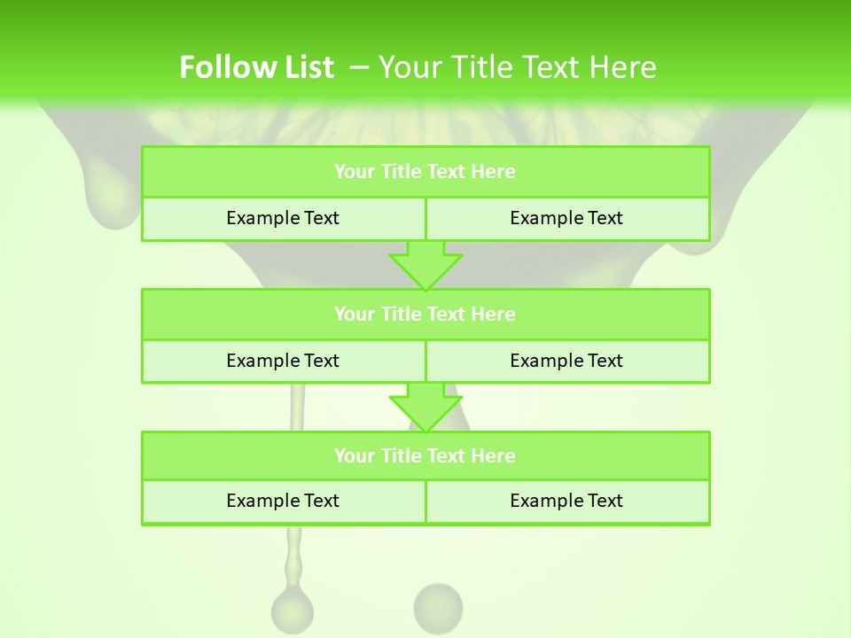 A Slice Of Lime With Drops Of Water On A Green Background PowerPoint Template
