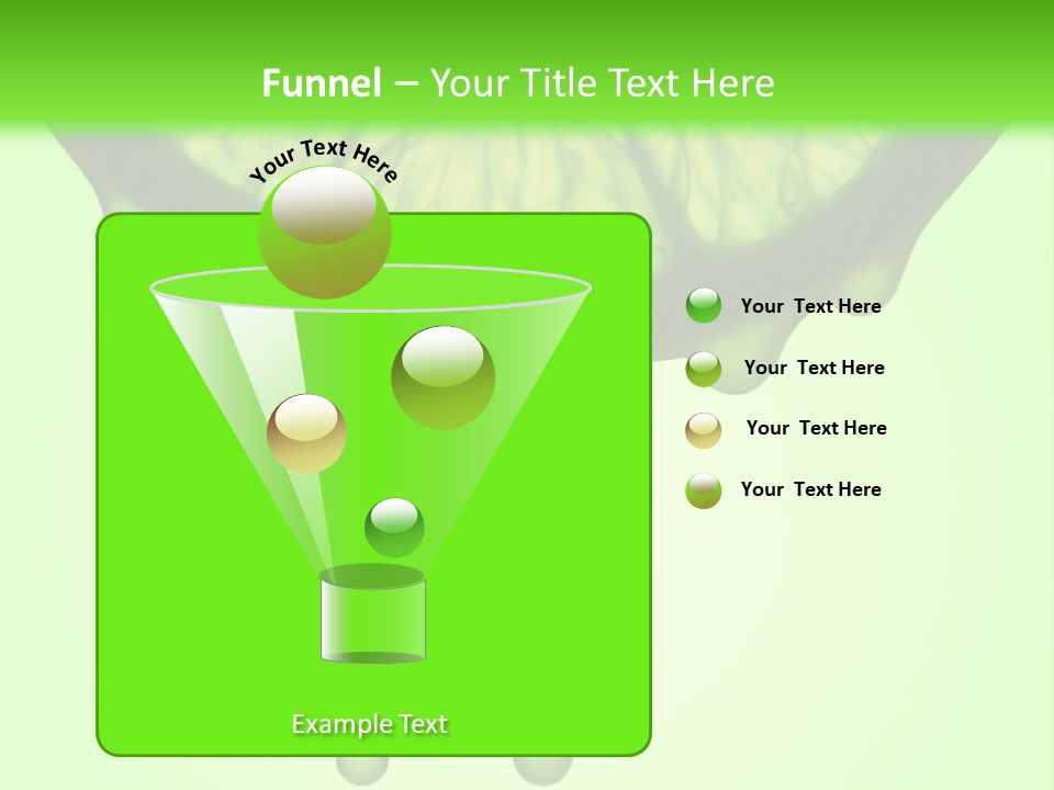 A Slice Of Lime With Drops Of Water On A Green Background PowerPoint Template