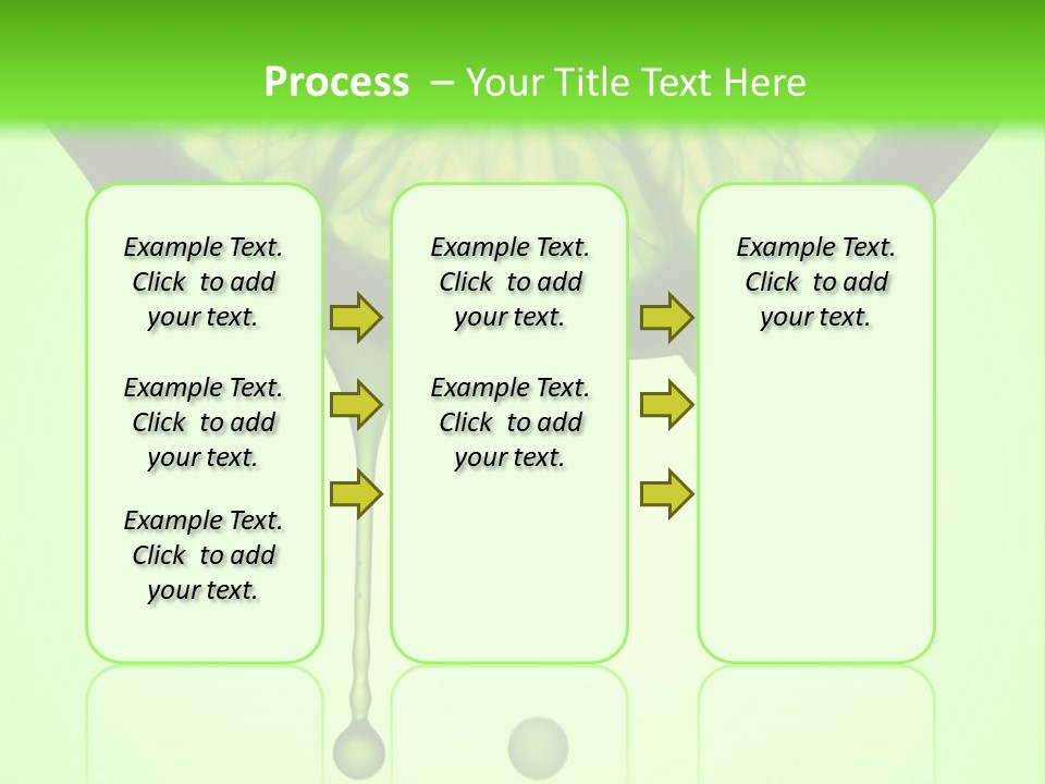 A Slice Of Lime With Drops Of Water On A Green Background PowerPoint Template