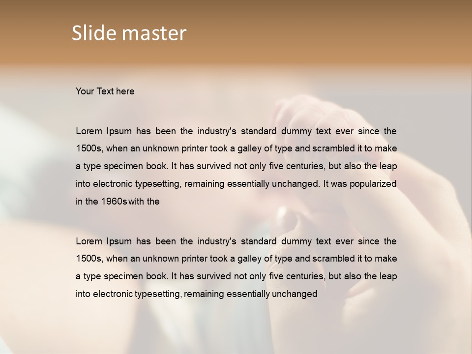 Background Living Leadership PowerPoint Template