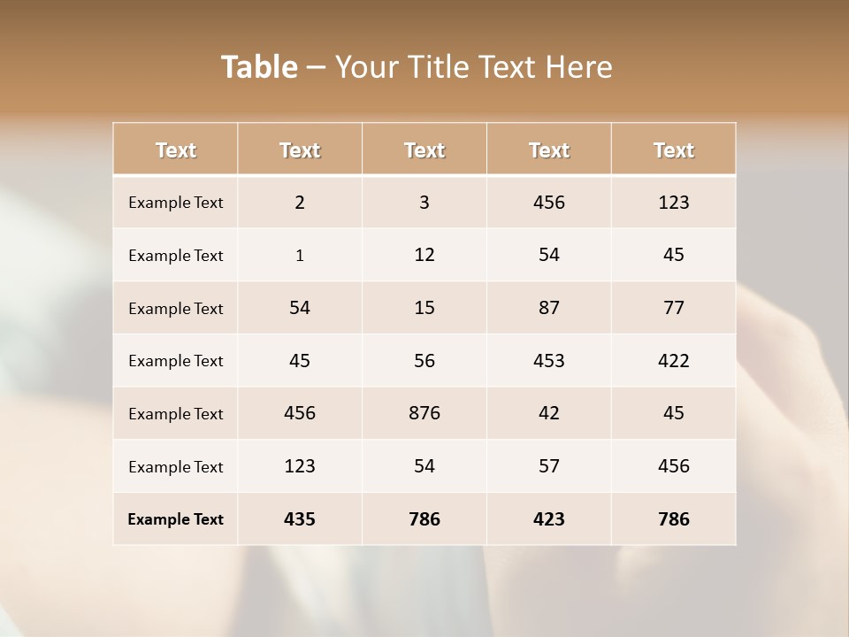 Background Living Leadership PowerPoint Template