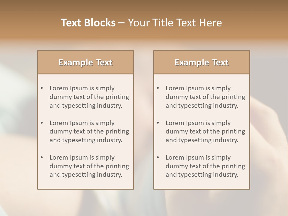 Background Living Leadership PowerPoint Template