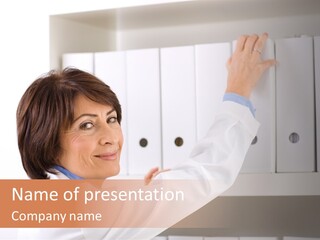 Casual Attractive Physician PowerPoint Template