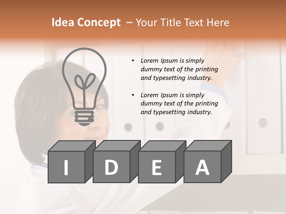 Casual Attractive Physician PowerPoint Template