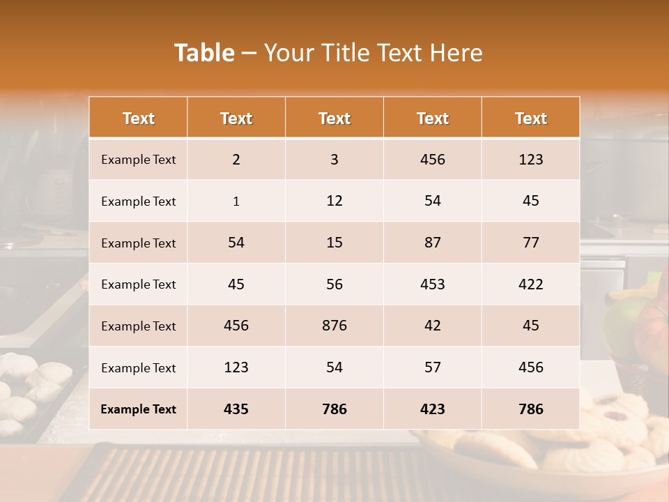 Baker Preparation Skill PowerPoint Template