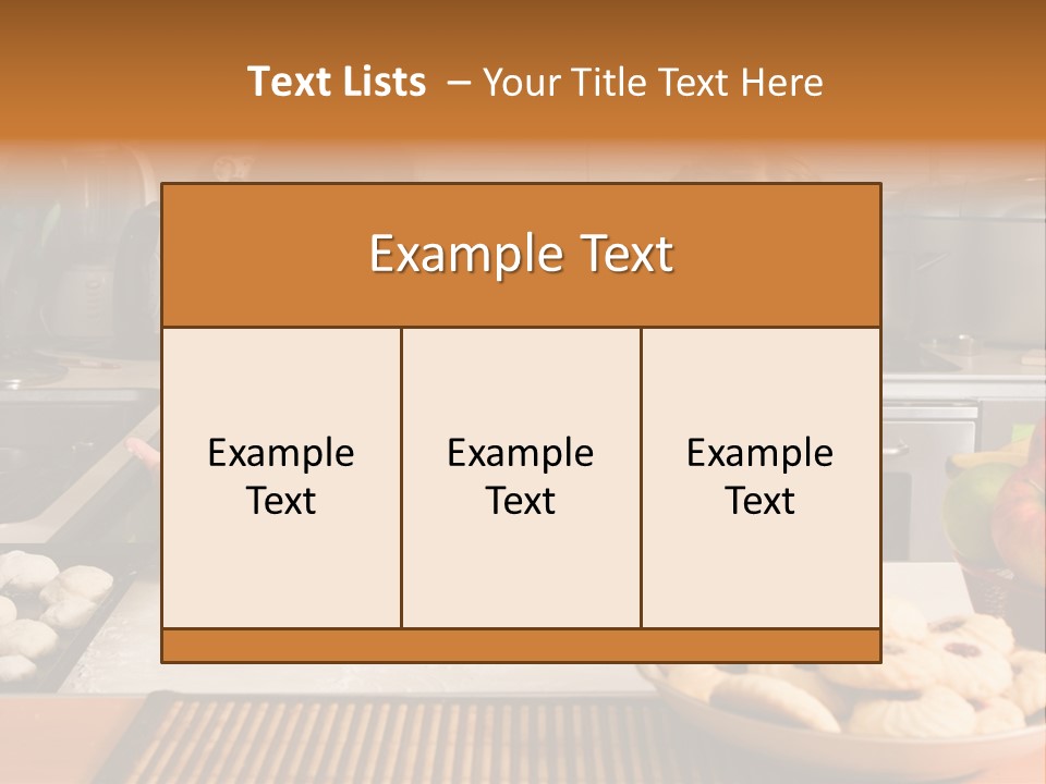 Baker Preparation Skill PowerPoint Template