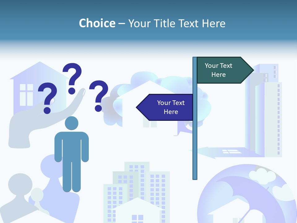 Sale Company Art PowerPoint Template