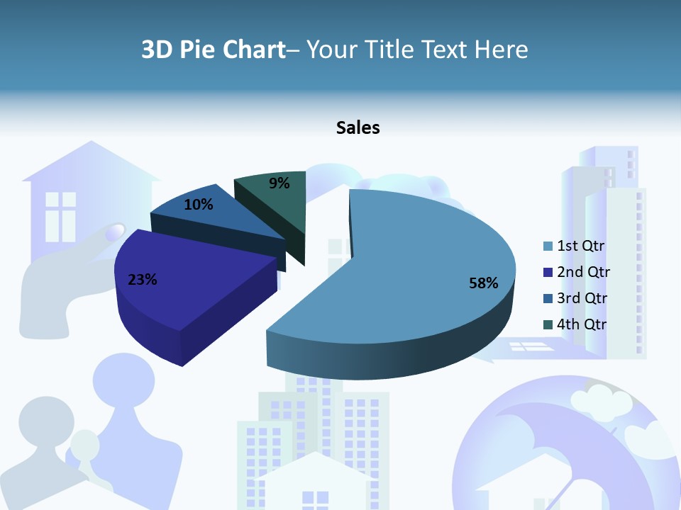 Sale Company Art PowerPoint Template