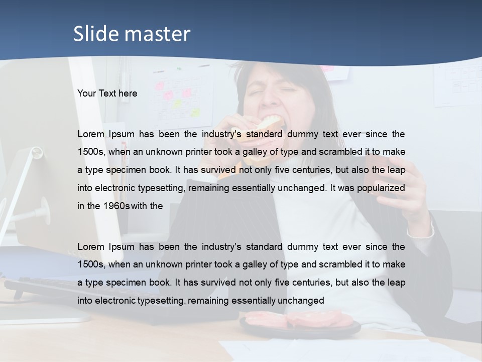 Golf Ball Drive Match PowerPoint Template