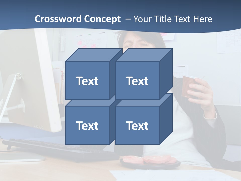 Golf Ball Drive Match PowerPoint Template