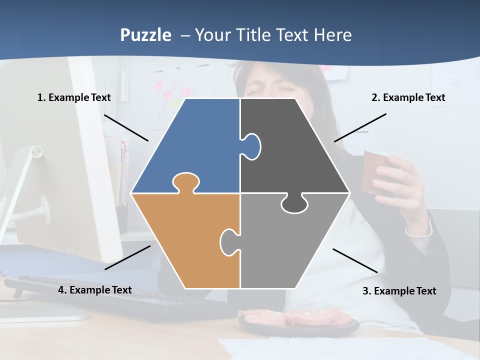 Golf Ball Drive Match PowerPoint Template