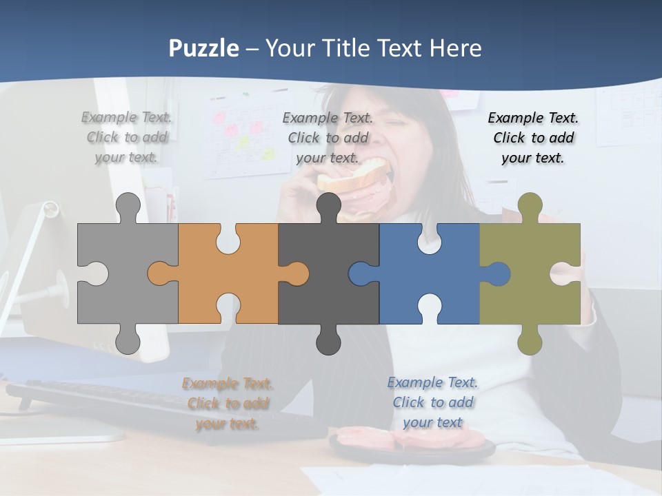 Golf Ball Drive Match PowerPoint Template