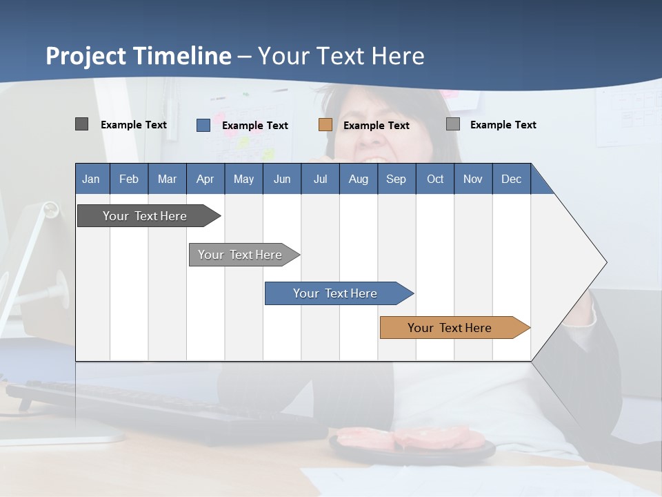 Golf Ball Drive Match PowerPoint Template