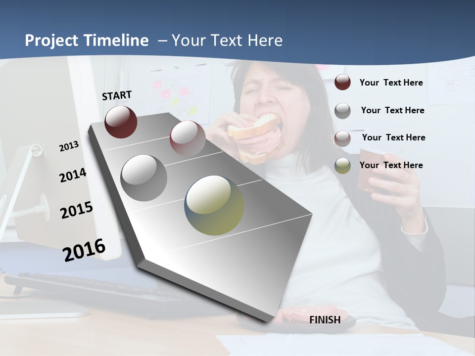 Golf Ball Drive Match PowerPoint Template