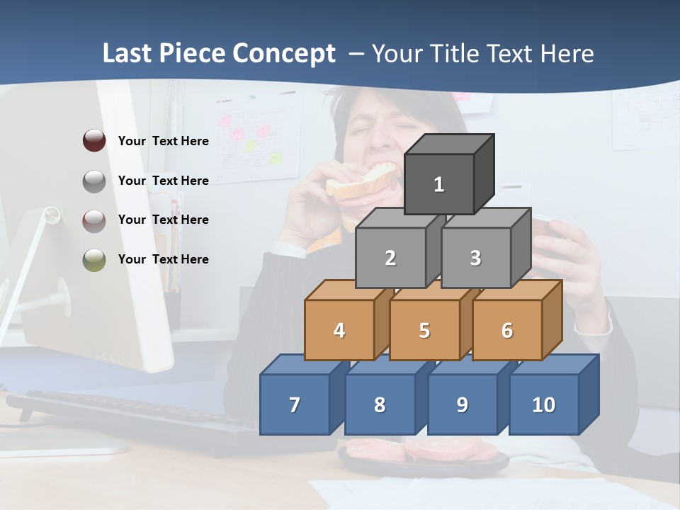 Golf Ball Drive Match PowerPoint Template